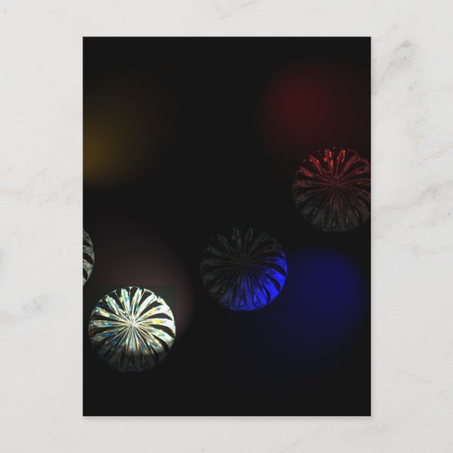 Carte Postale Imager cystal coloré (Devant)