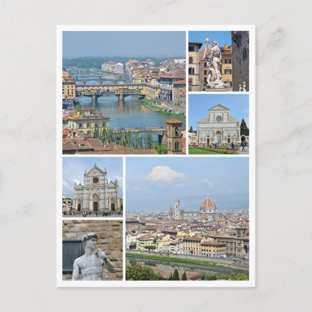 Carte Postale Images de Florence (Devant)