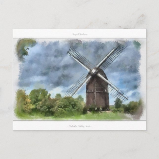 Carte Postale Images de Scandinavie - Sandmöllan, Suède (Devant)