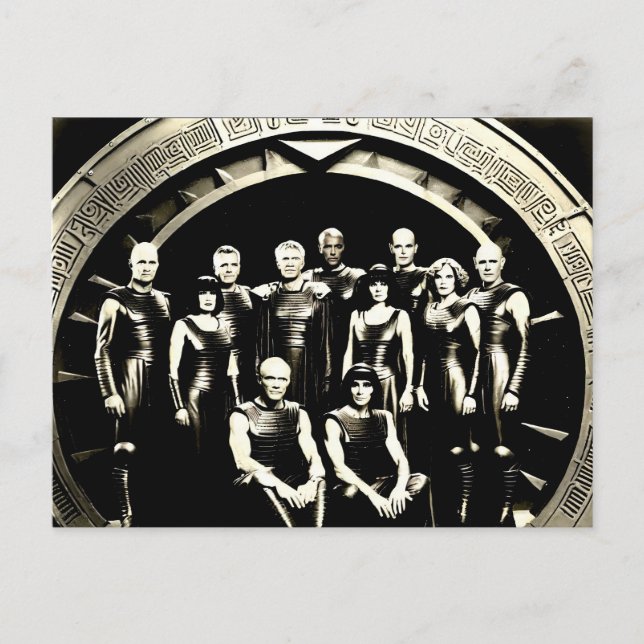 Carte Postale Imaginaire 1920s Photo Thule Society Homeworld SG- (Devant)