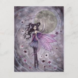 Carte postale Imaginaire de la fée gothique violet