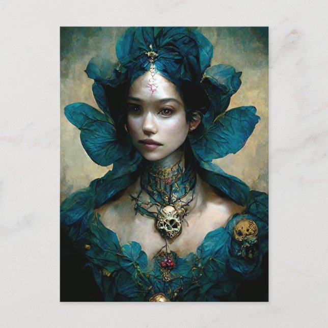 Carte postale Imaginaire Fairy bleu (Devant)