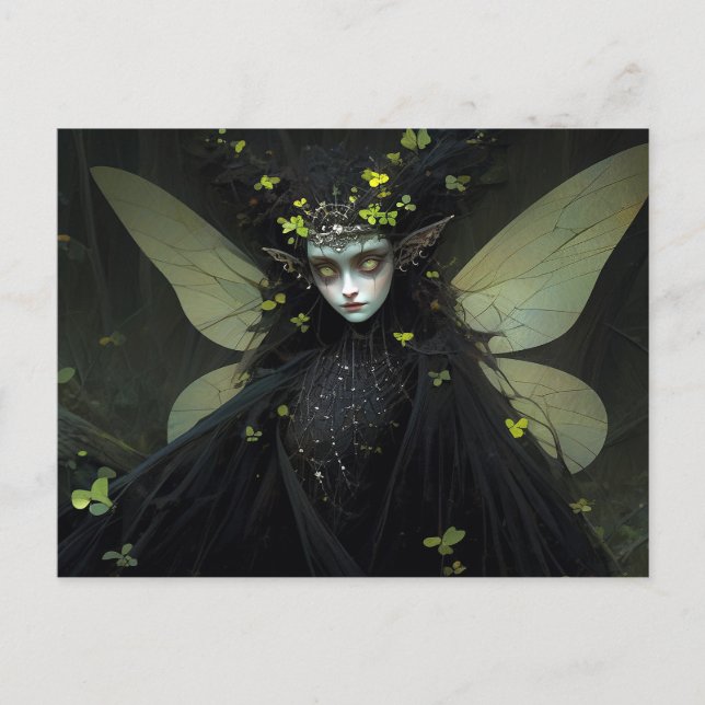 Carte Postale Imaginaire Fairy foncé (Devant)