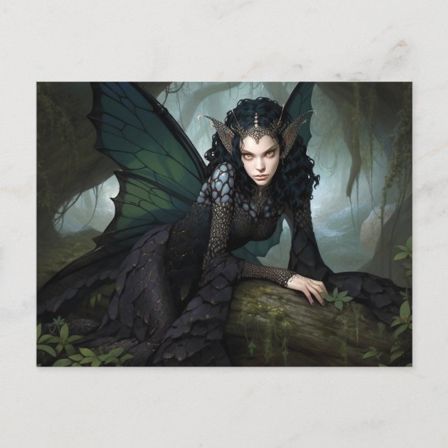 Carte Postale Imaginaire Fairy foncé (Devant)