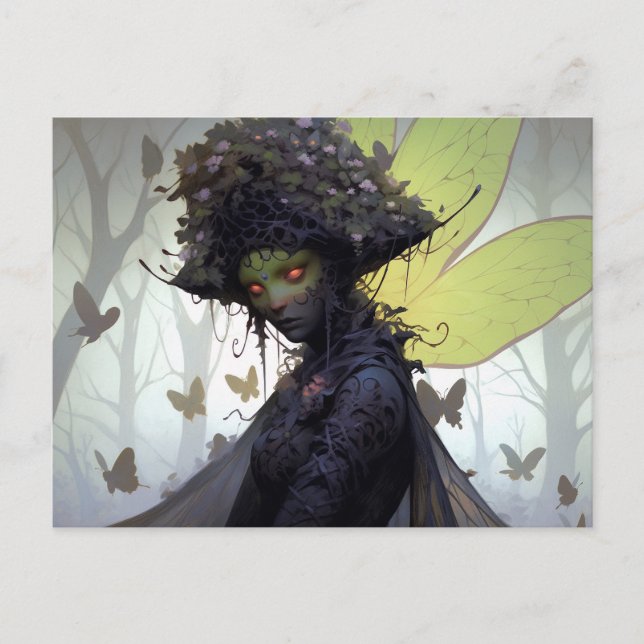Carte Postale Imaginaire Fairy foncé (Devant)