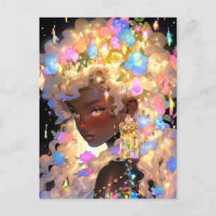 Carte Postale Imaginaire femme Art Africain Américain