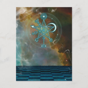 Carte postale imaginaire magique