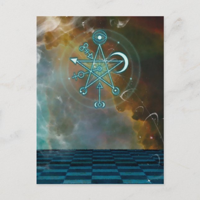 Carte postale imaginaire magique (Devant)