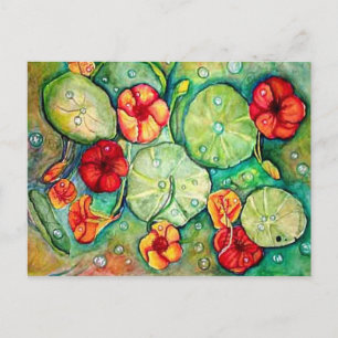 Carte Postale Imaginaire Nasturtium