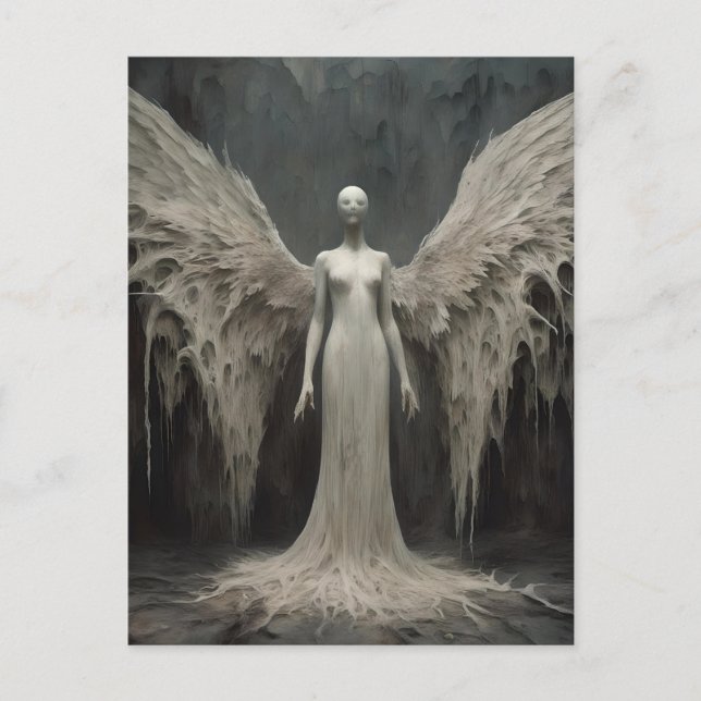 Carte Postale Imaginaire noir Angel (Devant)