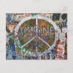 Carte Postale Imaginez un mur à Prague