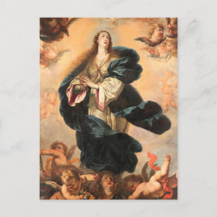 Carte Postale Immaculée Conception Assomption Vierge Palomino