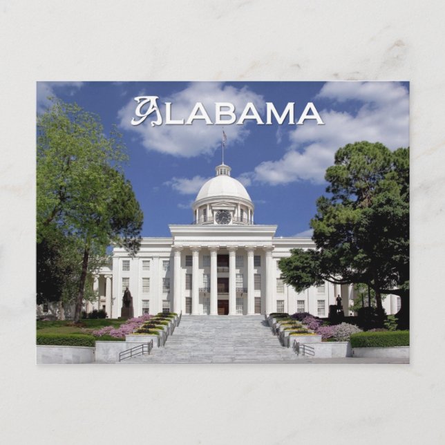 Carte Postale Immeuble Alabama State Capitol, Montgomery (Devant)