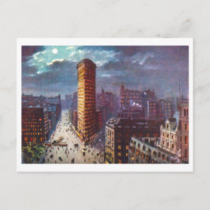 Carte Postale Immeuble Flatiron vintage à New York City