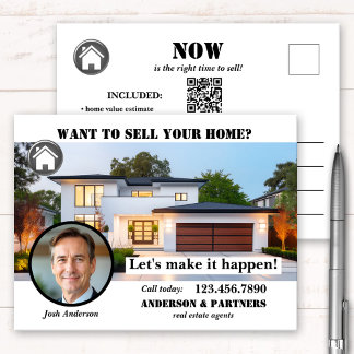 Carte Postale Immobilier professionnel Vendre une maison