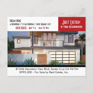 Carte postale IMMOBILIÈRE JUSTE ÉNUMÉRÉE