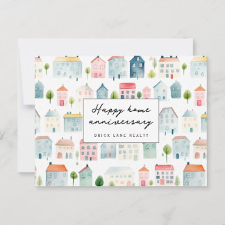 Carte postale immobilière pour l'anniversaire de l