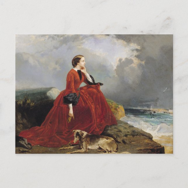 Carte Postale Impératrice Eugénie  à Biarritz, 1858 (Devant)
