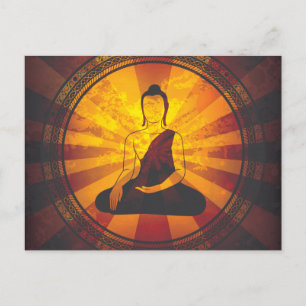 Carte Postale Impression Bouddha vintage