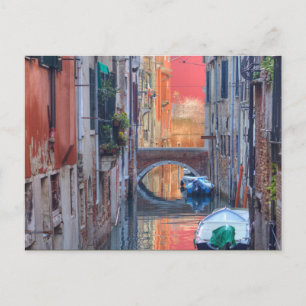 Carte Postale Impression Colorée De Venise Italie