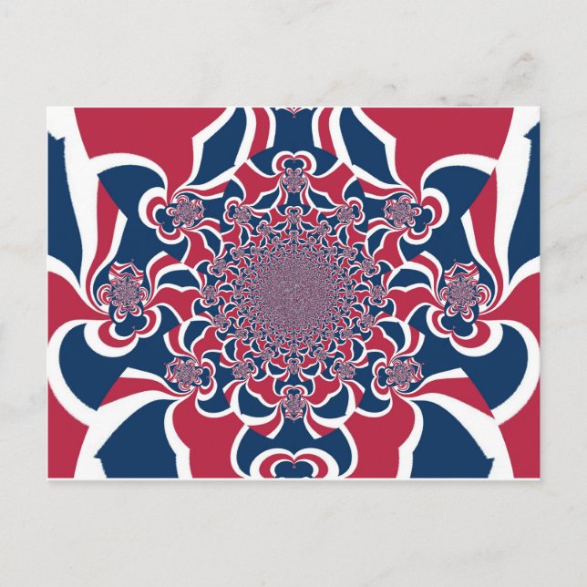 Carte Postale Impression d'art de Kaléidoscope (Devant)