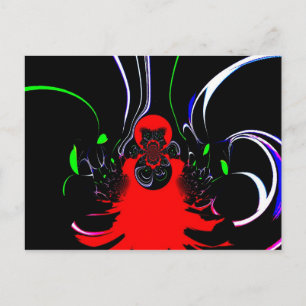 Carte Postale Impression d'art fluide Kaleidoscope