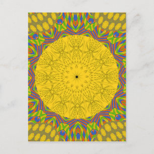 Carte Postale Impression d'art motif égyptien