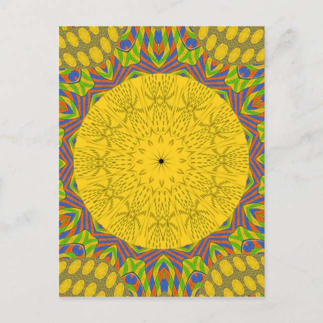 Carte Postale Impression d'art motif égyptien (Devant)