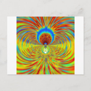 Carte Postale Impression de Kaleidoscope coloré