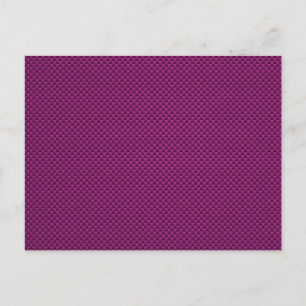 Carte Postale Impression en fibre de carbone violet Fushia