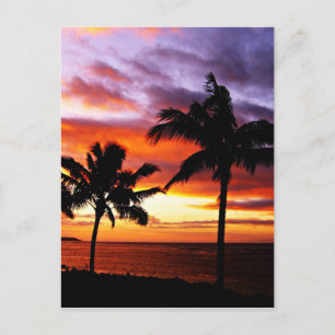 Carte Postale Impression Hawaiian Sunset