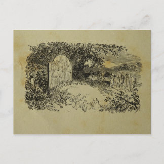 Carte Postale Impression vintage