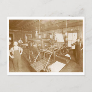 Carte Postale Impression vintage photo