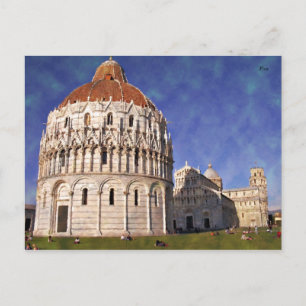 Carte Postale Impressionnément Pise Miracoli