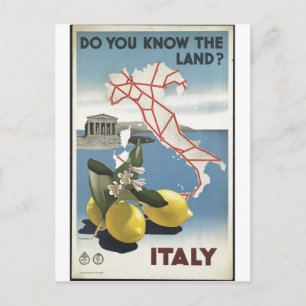 Carte Postale Impressions rétrographiques de l'affiche Vintage v