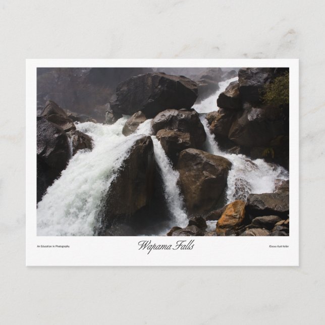 Carte Postale Imprimantes Wapama Falls (Devant)