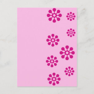 Carte Postale Imprimé floral