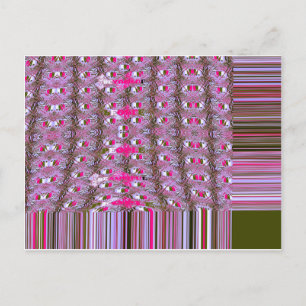 Carte Postale Imprimer l'art Motif Abstrait dense et complexe