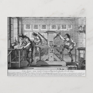 Carte Postale imprimerie française, 1642