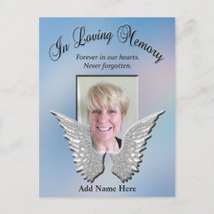 Carte Postale In Love Memory Angel Wings Ajouter une photo