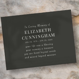 Carte Postale In Love Memory Memorial Modern Simple Citation