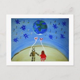 Carte Postale ...In Other Words...art by Jutta Gabriel...