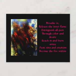 Carte Postale Incendie