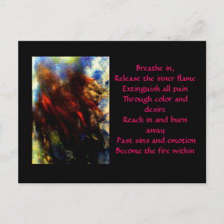 Carte Postale Incendie