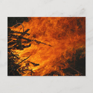 Carte Postale Incendie