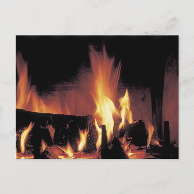 Carte Postale Incendie (Devant)