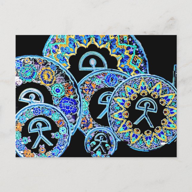 Carte Postale Indalo Man Cermaics, Almeria, Espagne (Devant)