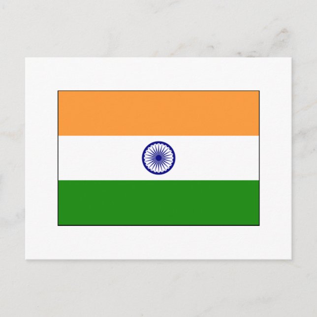 Carte Postale Inde FLAG International (Devant)