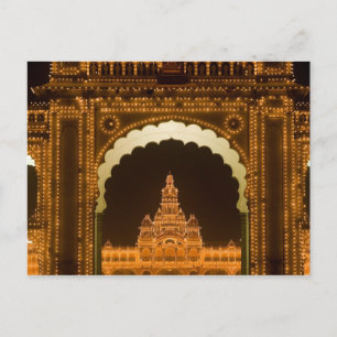 Carte Postale INDE, Karnataka, Mysore : Palais du Majaraja (b. 3
