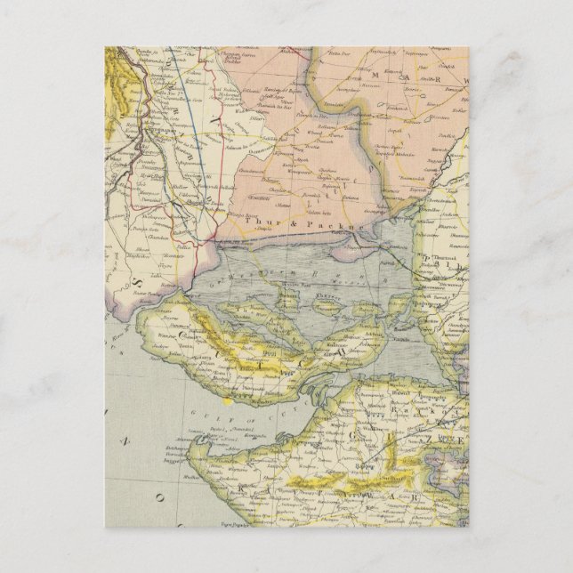 Carte Postale Inde, Pakistan (Devant)
